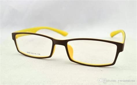 Wholesales Tr100 Optical Glasses Frame Acetate Bright Color Myopia Prescription Eyeglasses From