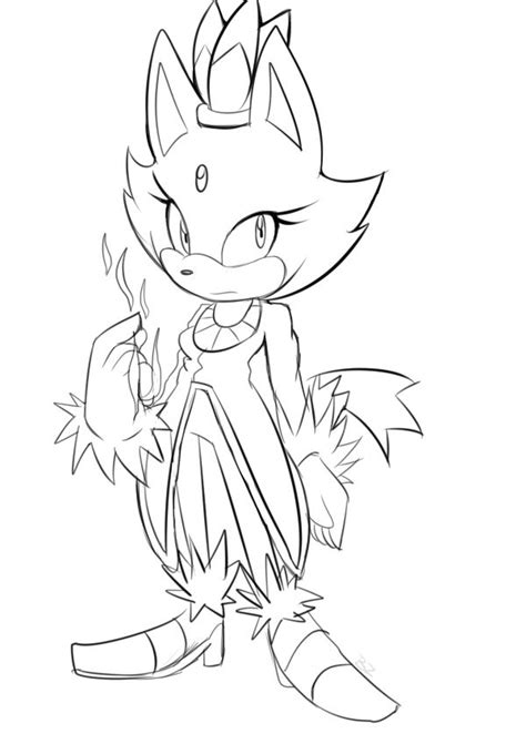 Sonic the hedgehog, trademarked sonic the hedgehog, is a blue anthropomorphic hedgehog and the main protagonist of the series. Blaze The Cat Coloring Pages - Coloring Home