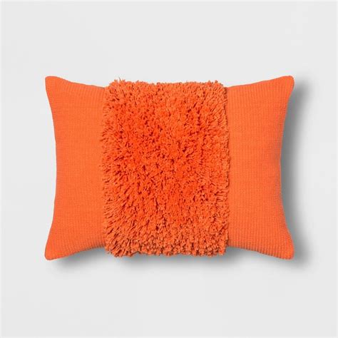 Handwoven Lumbar Throw Pillow Orange Opalhouse Orange Throw Pillows