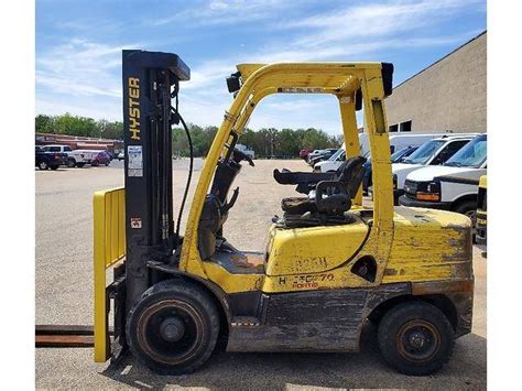 2017 Lp Gas Hyster H70ft Pneumatic Tire 4 Wheel Sit Down