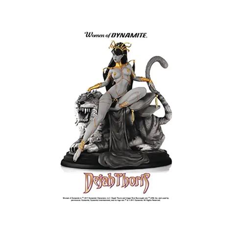 Women Dynamite Dejah Thoris Campbell Bandw Statue