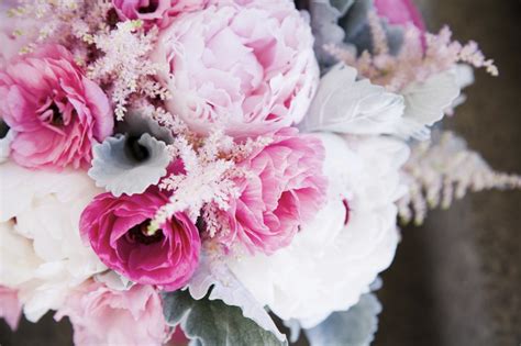 Find beautiful artificial bridal bouquets and wedding flowers at michaels. Grey And Pink Wedding Bouquets