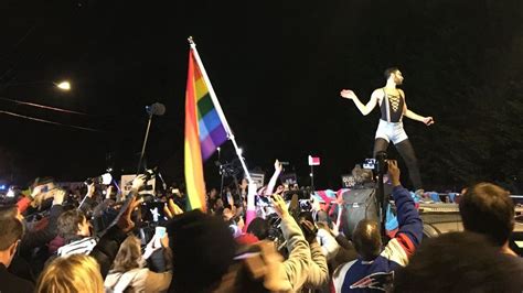 Lgbt Activists Hold Dance Party Near Pence Home