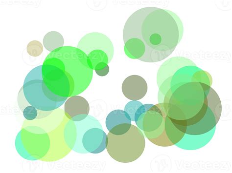 Abstract Green Circles Overlay With Transparent Png Background 8493480 Png