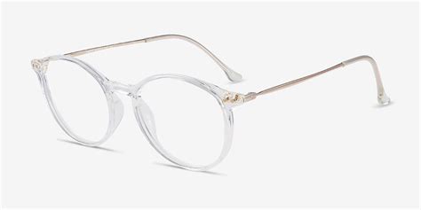 Amity Crystal Clear Feminine Round Frames Eyebuydirect In 2021 Clear Eyeglass Frames