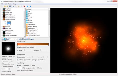 Timelinefx Particle Effects Editor Rigzsoft Particle Effects