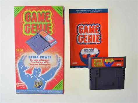 Game Genie Super Nintendo Complete ⭐ Retronintendokopennl