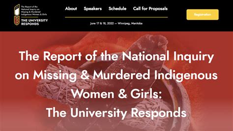 national conference to bring the report into mmiwg2s ‘front and centre university of winnipeg