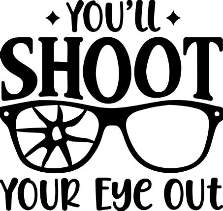 You Ll Shoot Your Eye Out Broken Glasses Funny Christmas Free Svg