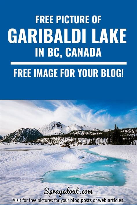 Snow Landscape Picture Mountains In Garibaldi Lake Bc Canada