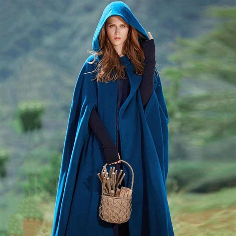 Loose Long Hooded Cape For Women Best Price Viking Clothing