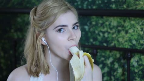Girl Eating Banana Asmr Video On The Youtubes 9gag