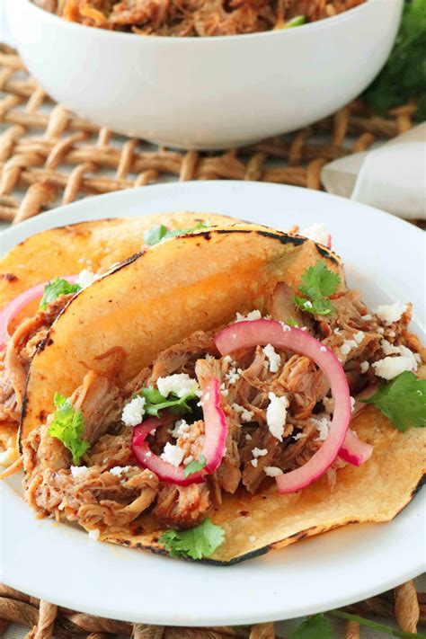 Pulled Pork Tacos Slow Cooker Carnitas The Anthony Kitchen Recipe