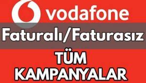 Vodafone Numara Ta Ma Fatural Faturas Z Kampanya