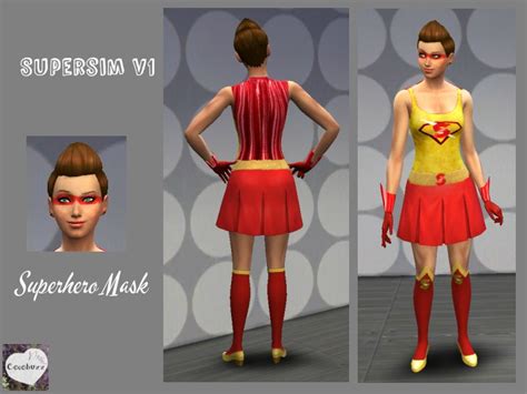 The Sims Resource Supersim V1 Superhero Mask