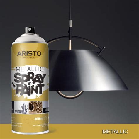 Acrylic Metallic Spray Paint Gold Silver Copper Chrome Colors