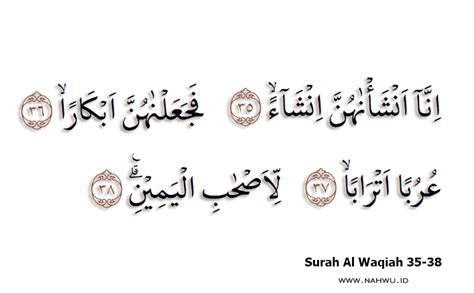 Surah Al Waqiah Ayat Sampai Surah Al Quran Waqiah Ayat Sajdah