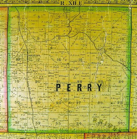 Map Of Allen County Indiana 1860 Acpl Genealogy Center