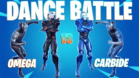 Fortnite Omega Vs Carbide Dance Battle Dance Battle Of Similar Skins