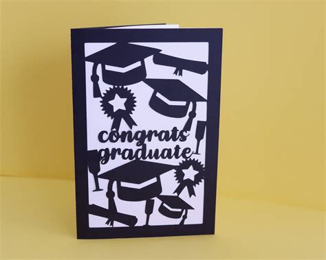 Graduation Card Svg Graduation Card Graduation T Etsy