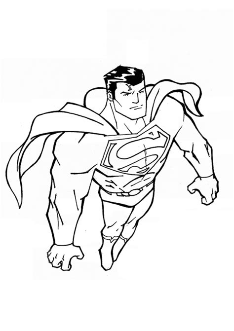 Coloring Page Superman 83639 Superheroes Printable Coloring Pages