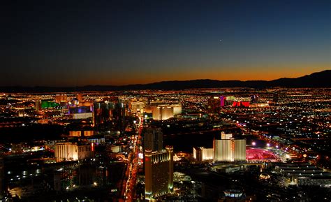 Free Photo Las Vegas Cityscape Aerial Lights Urban Free Download