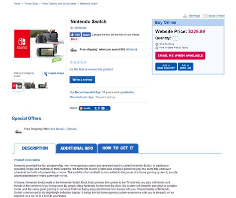 Nintendo switch micro sd memory card deals. Nintendo Switch Price Listed by Canadian Toys "R" Us