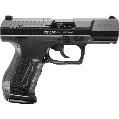Walther P99 9mm 4 In Barrel 15 Rnd 2 Mag Pistol Black Handguns