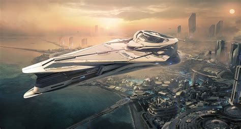 Star Citizen Video Games Concept Art Space Spaceship Science