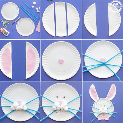 Super Cute Paper Plate Bunny Craft For Easter Kids Activities Blog