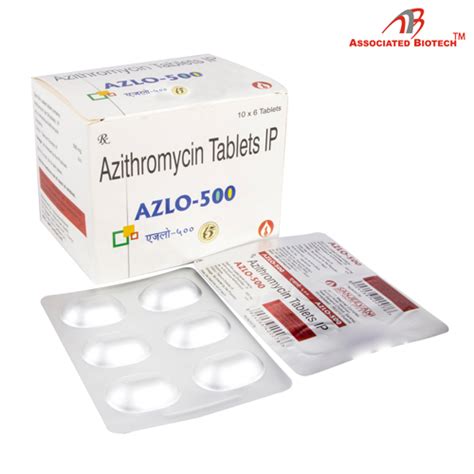 Azithromycin 500mg Tablets Associated Biotech