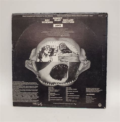 Jaws 1975 John Williams Soundtrack Record