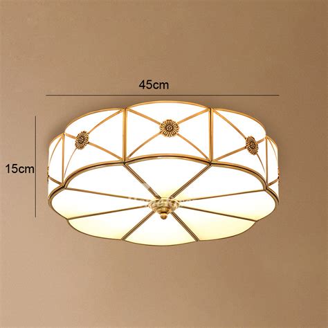Ceiling light fixtures are the perfect lighting solution for kitchens, bedrooms, hallways and bathrooms. Bedroom Ceiling Lights Brass Glass Flush Mount Living Room ...