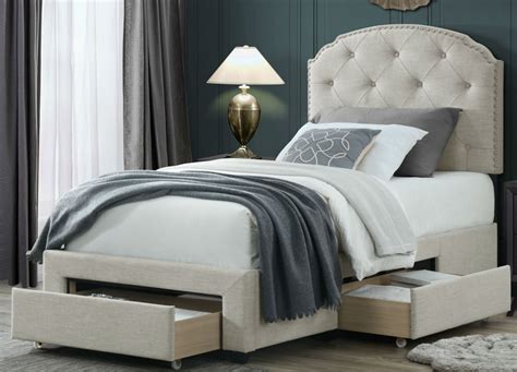 Dg Casa Argo Tufted Upholstered Panel Bed Frame With Ubuy New Zealand
