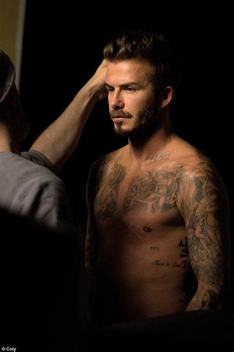 Shirtless David Beckham Shows Off His Physique For New Fragrance
