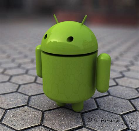 Android Logo 3d By Gabril Avramov Android Central