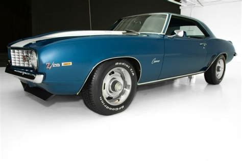1969 Chevrolet Camaro Dusk Blue Z28 X33 4 Speed Classic Chevrolet