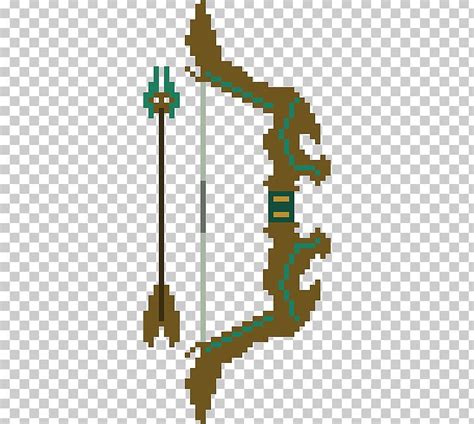Bow And Arrow Pixel Art Png Clipart Angle Archery Area Arrow Bow