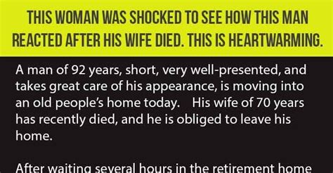 This Woman Was Shocked To See How This Man Reacted After His Wife Died
