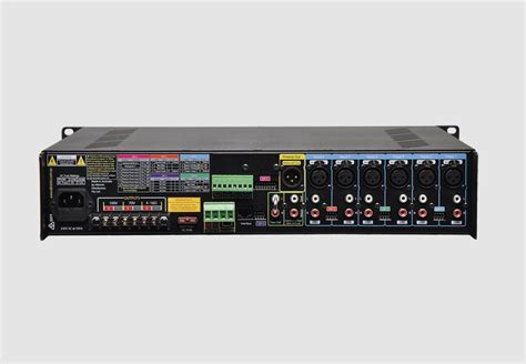 Phase5 Public Address Mixer Amplifier 250w 6 Input Redback Audio