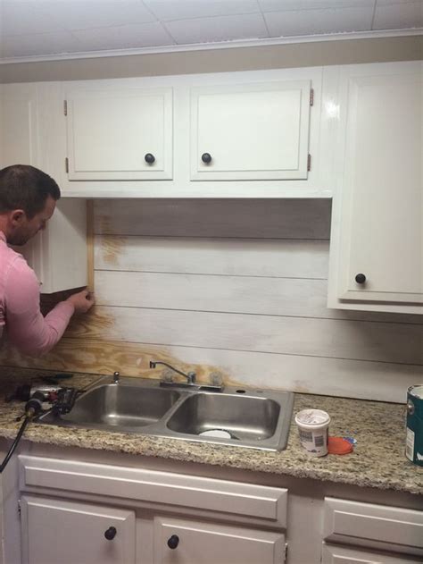 Kitchenette Shiplap Backsplash Diy Kitchen Backsplash Diy Kitchen Inexpensive Backsplash Ideas