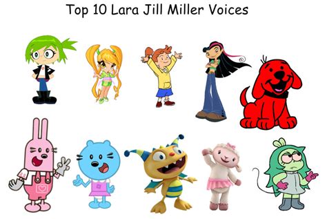 Top 10 Lara Jill Miller Voices By Briancabillan On Deviantart