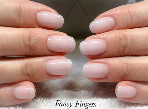 All Natural CND Brisa Gel Warm Pink Opaque Gel Nail Extensions Natural Gel Nails Hard Gel
