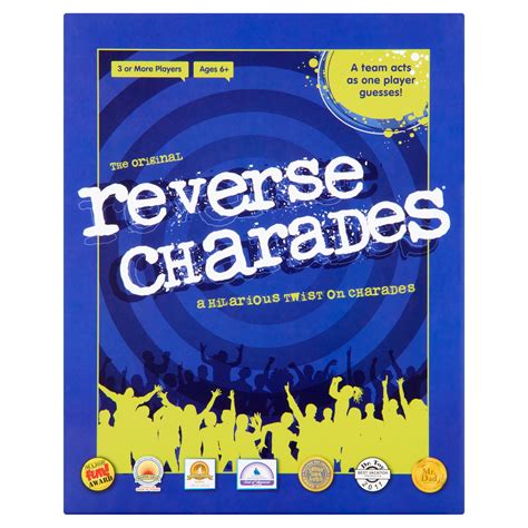 The Original Reverse Charades Game Ages 6