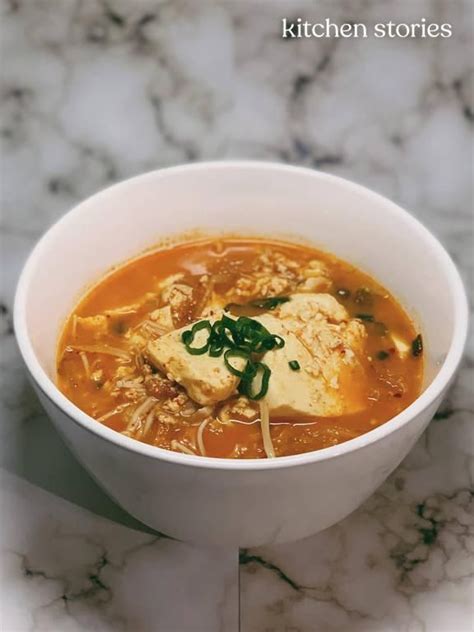 Maybe you would like to learn more about one of these? Vegan Korean Soft Tofu Stew (Soon Dubu) | Recipe | Kitchen ...