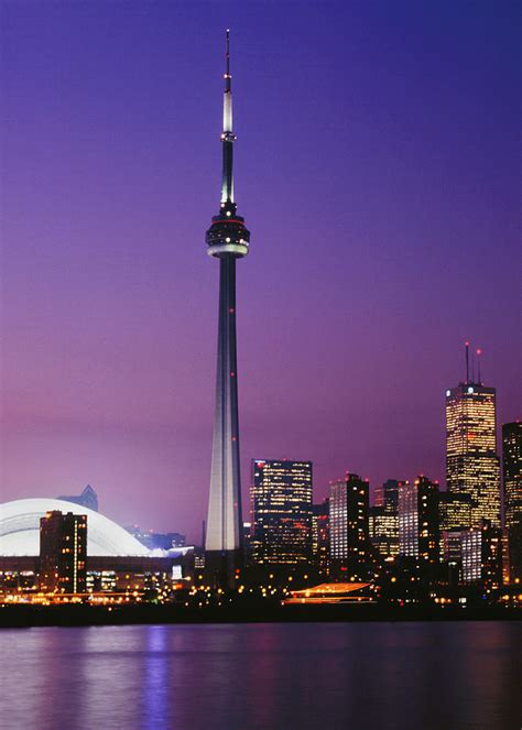 Canada National Tower Toronto Canada Photograph By Steve Allen Fine