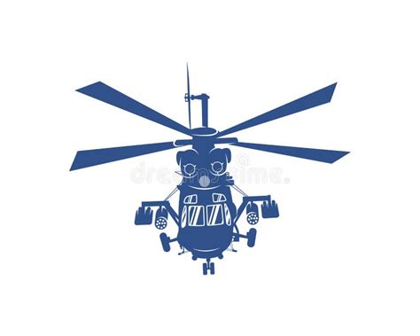 Plantilla Vectorial De Diseño De Logotipo De Helicóptero Silueta De La