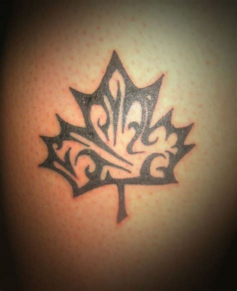 Tribal Maple Leaf Tattoo Tattoos Picture Tattoos Tattoo Designs