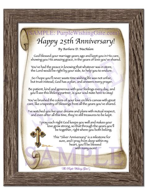 25th Wedding Anniversary Poems Images And Photos Finder