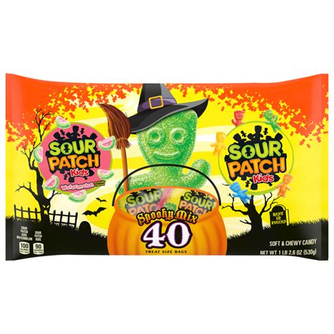 Save On Sour Patch Kids Spooky Mix Halloween Candy Treat Bags 40 Ct